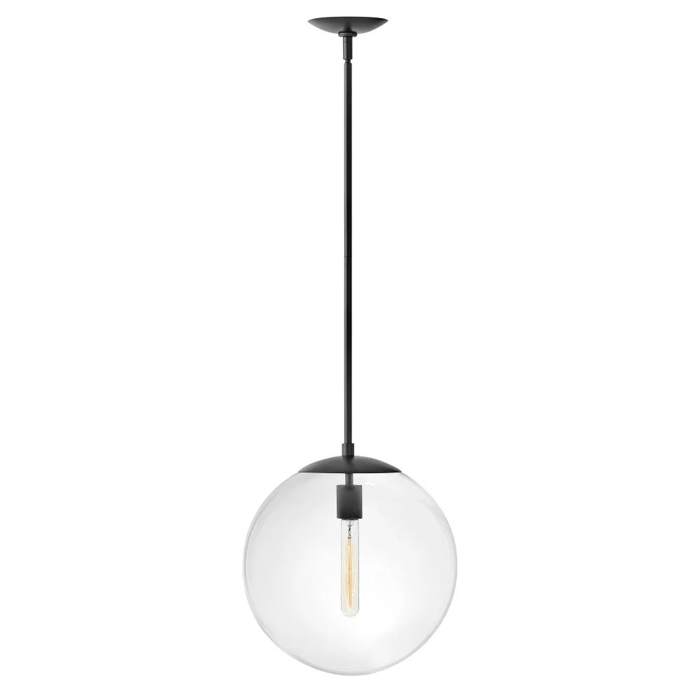 Warby LED Pendant in Black