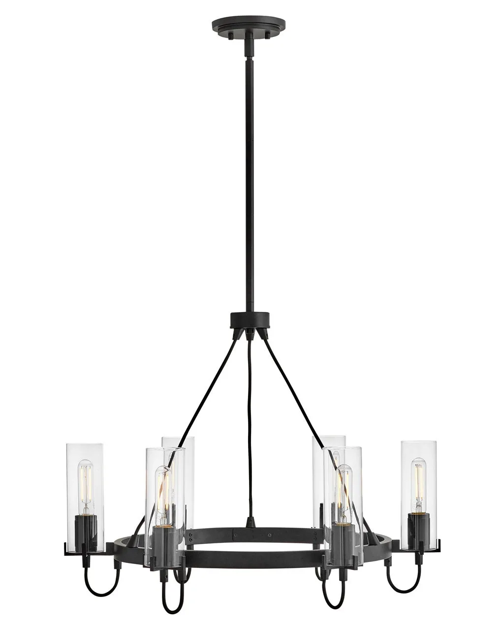 Ryden LED Chandelier in Black