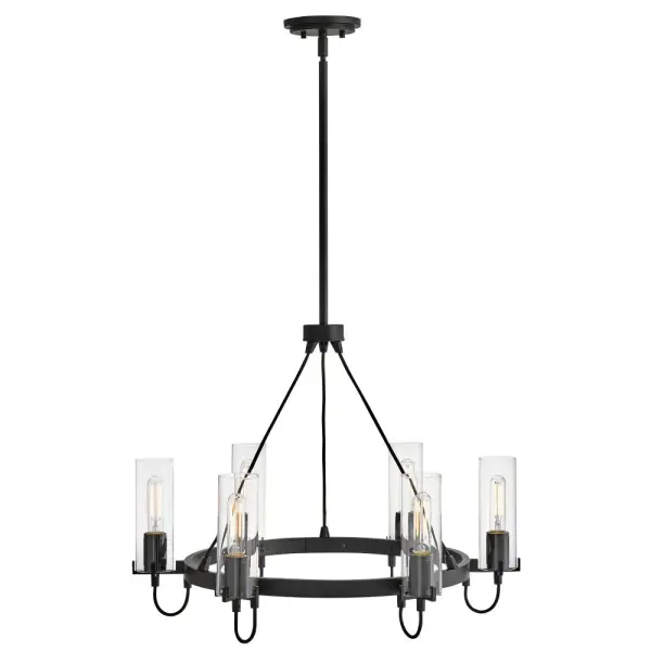 Ryden LED Chandelier in Black - Image 8