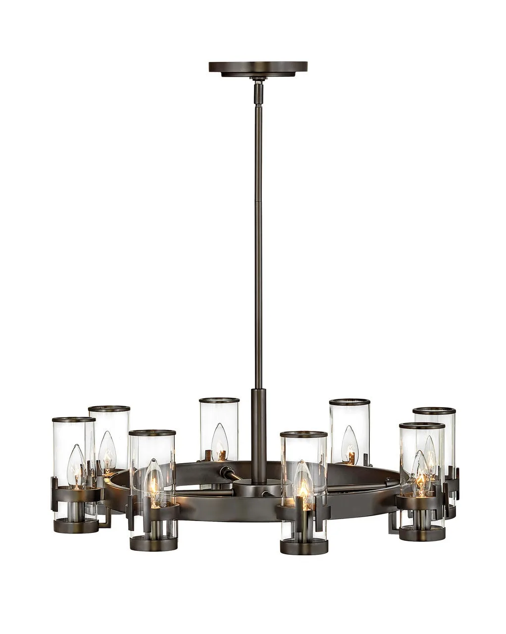 Reeve LED Chandelier in Black Oxide