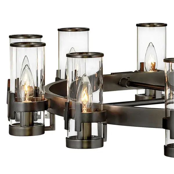 Reeve LED Chandelier in Black Oxide - Image 3