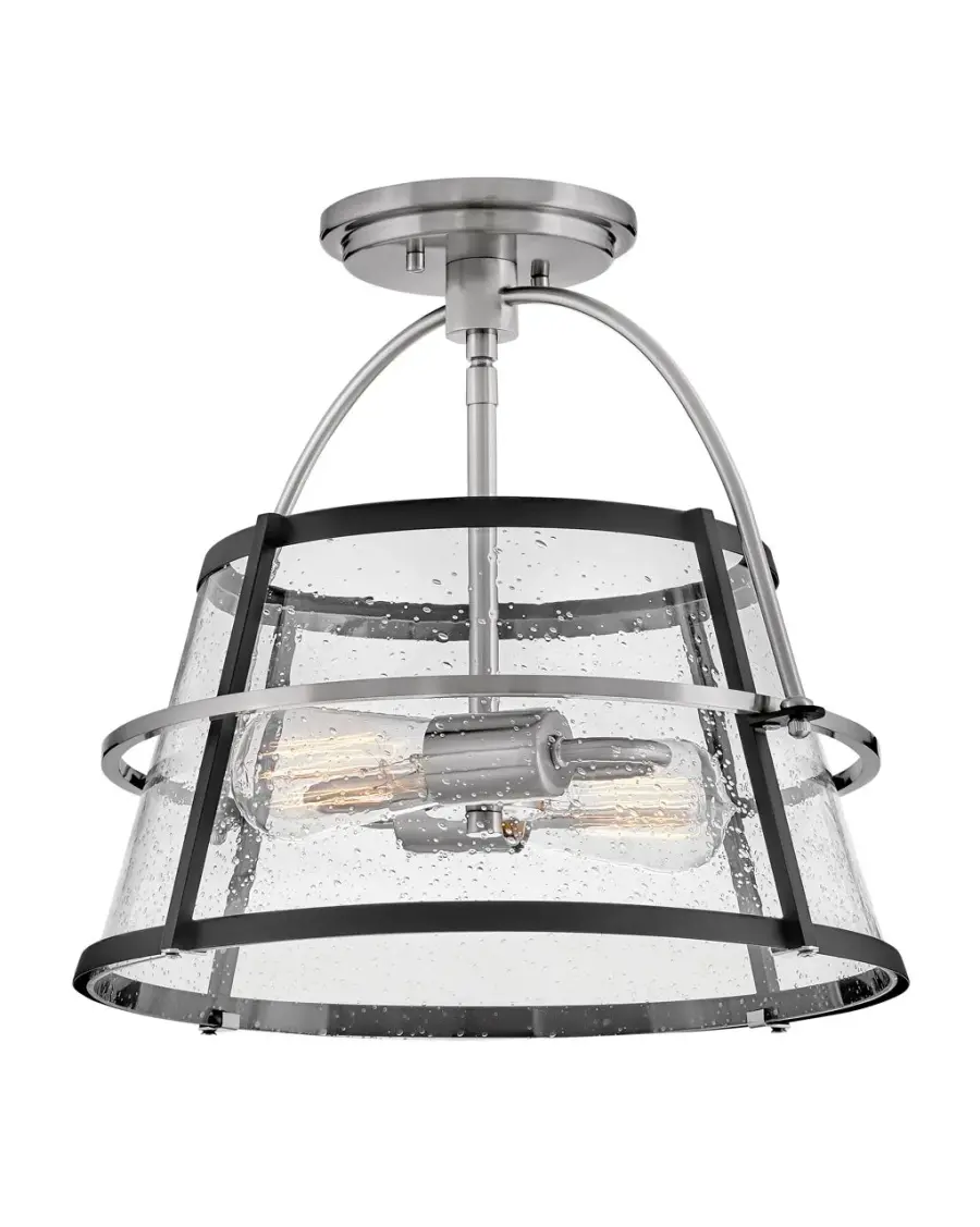 Tournon LED Semi-Flush Mount in Brushed Nickel - Image 2