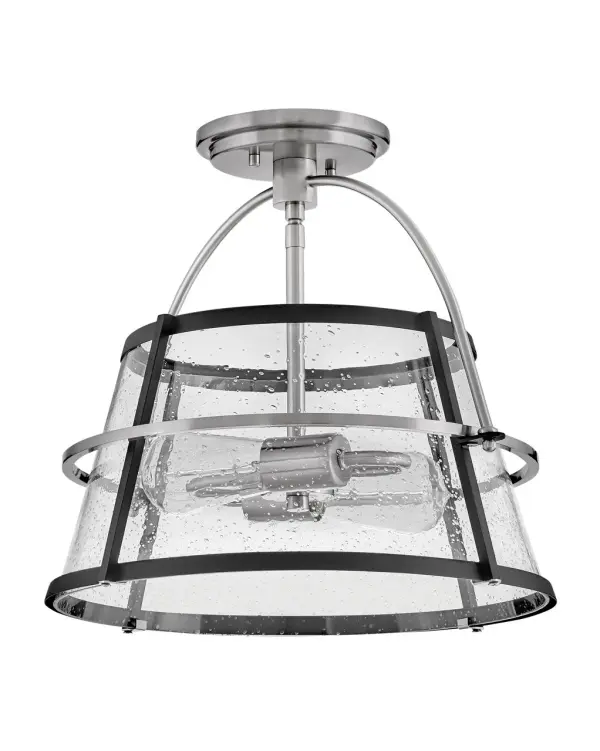 Tournon LED Semi-Flush Mount in Brushed Nickel - Image 3