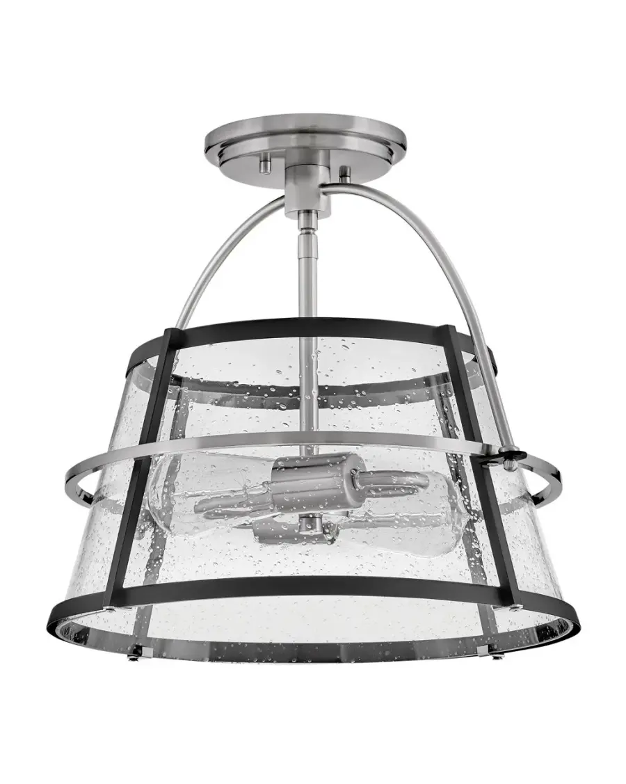Tournon LED Semi-Flush Mount in Brushed Nickel - Image 3