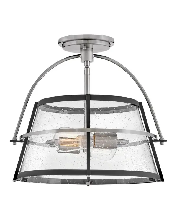 Tournon LED Semi-Flush Mount in Brushed Nickel - Image 4