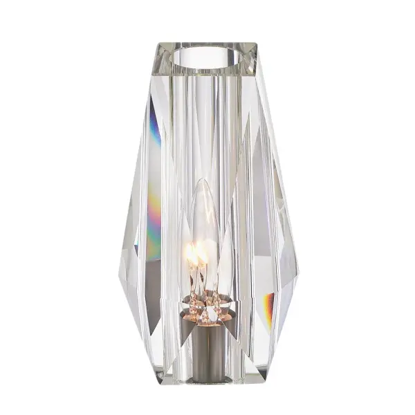 An embodiment of modern elegance, Ana’s faceted heavy-cut crystal gleams against a Black Oxide, Heritage Brass, or Polished Nickel finish. Like a piece of statement-making jewelry, Ana is the signature finishing touch in any setting. - alternate view