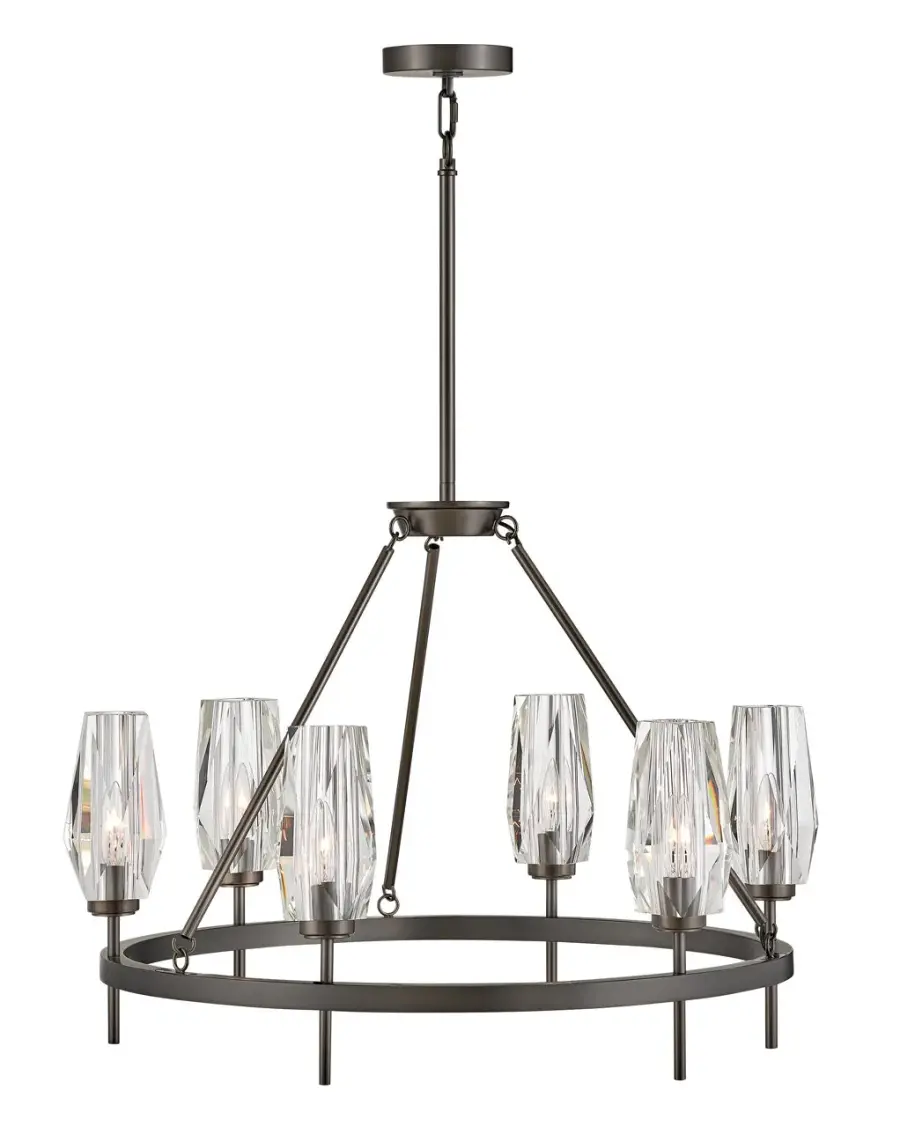 Ana LED Chandelier in Black Oxide