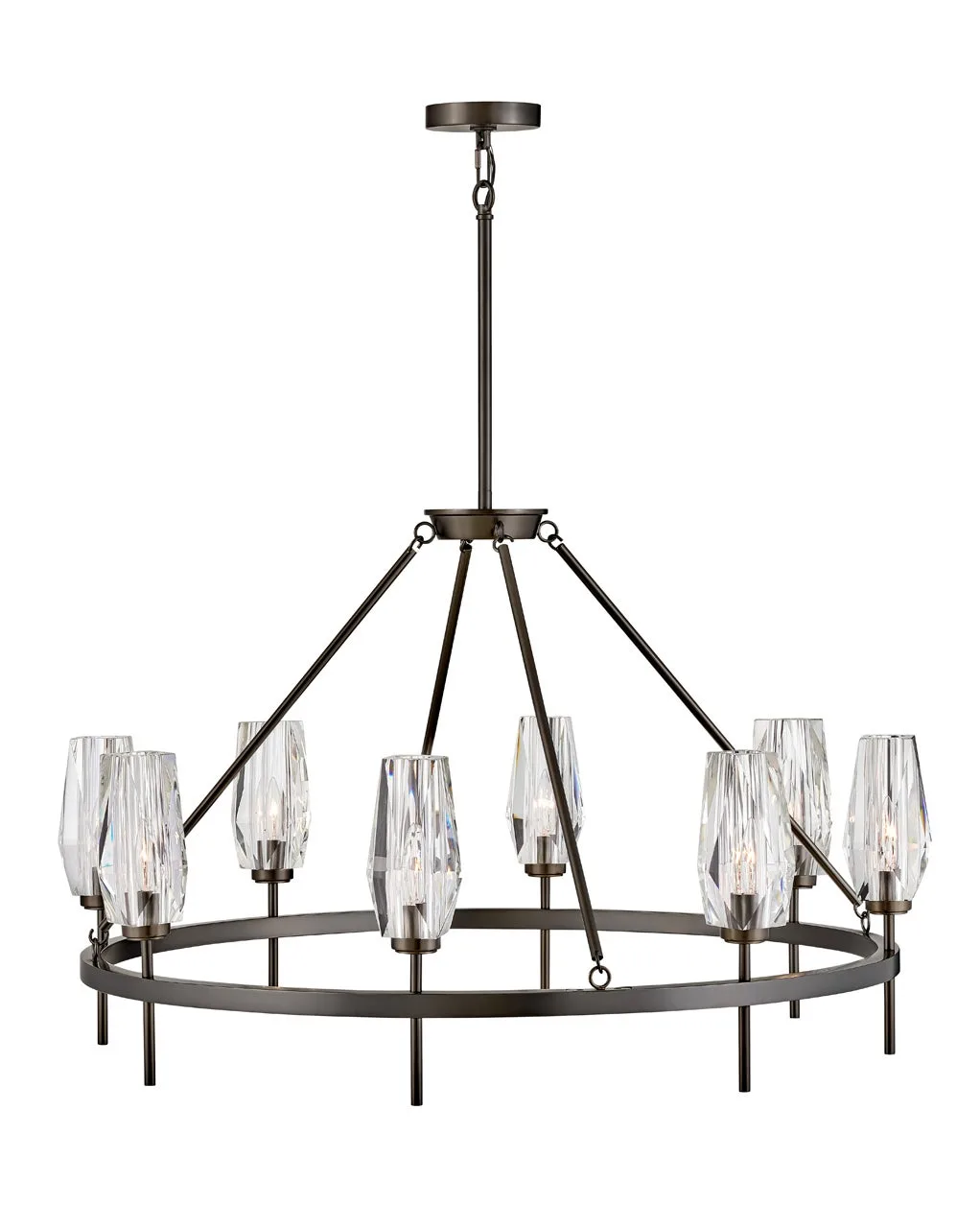 Ana LED Chandelier in Black Oxide