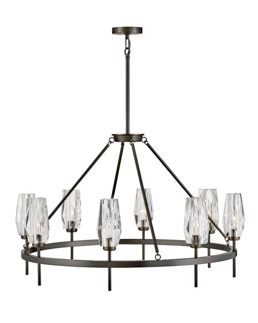 Ana LED Chandelier in Black Oxide