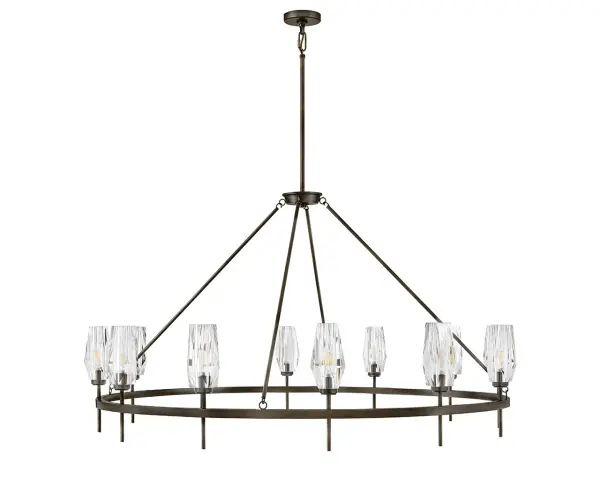Ana LED Chandelier in Black Oxide - Image 3