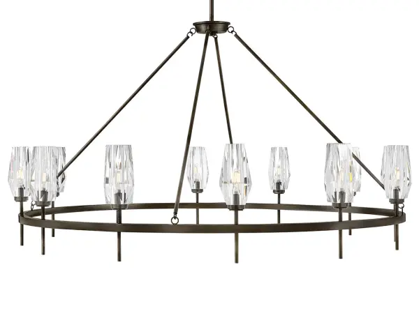 Ana LED Chandelier in Black Oxide - Image 4