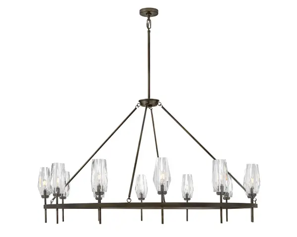 Ana LED Chandelier in Black Oxide - Image 8