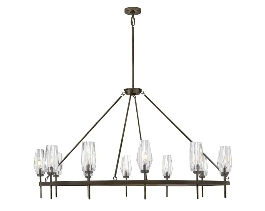 Ana LED Chandelier in Black Oxide - Image 8