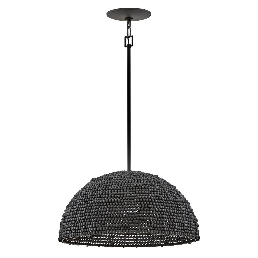 Dalia LED Pendant in Black