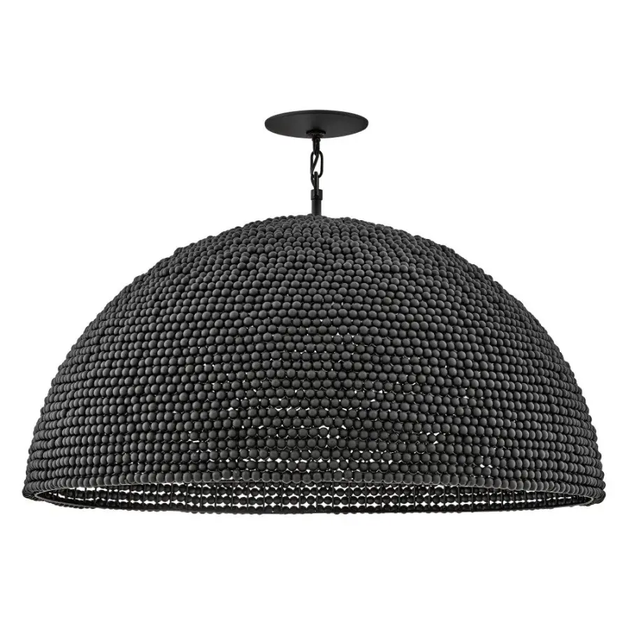 Dalia LED Chandelier in Black - Image 4