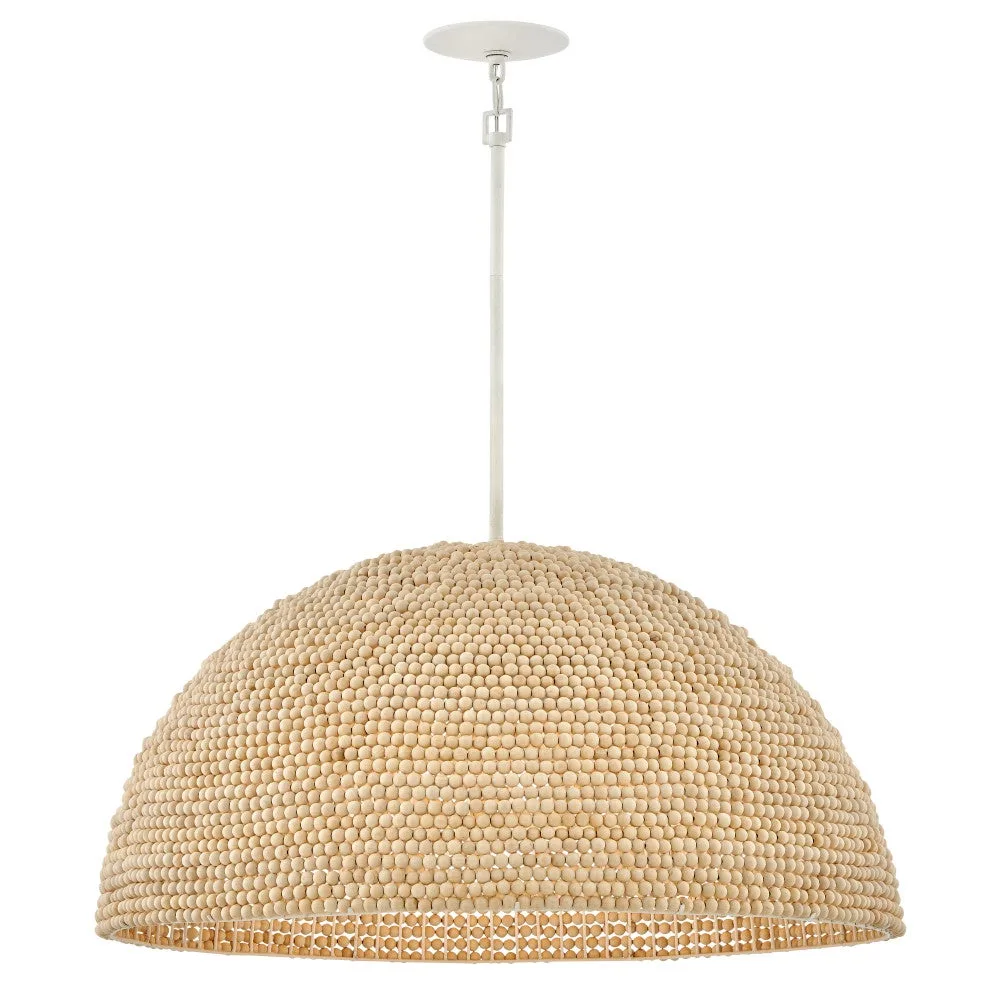 Dalia LED Chandelier in Textured Plaster