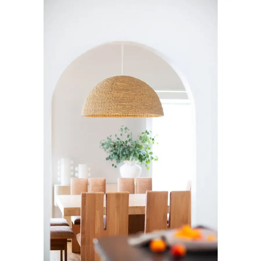 Dalia LED Chandelier in Textured Plaster - Image 11