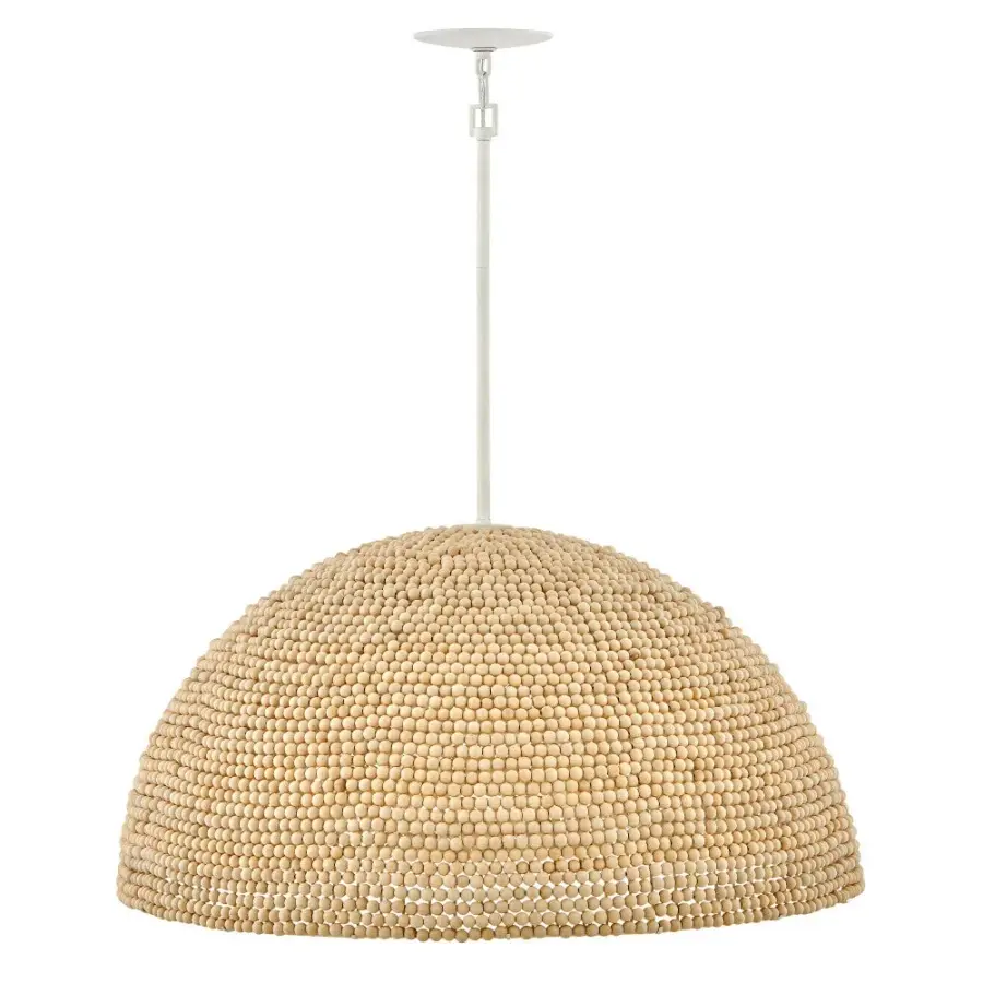 Dalia LED Chandelier in Textured Plaster - Image 7