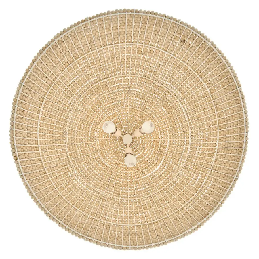 Dalia LED Chandelier in Textured Plaster - Image 8