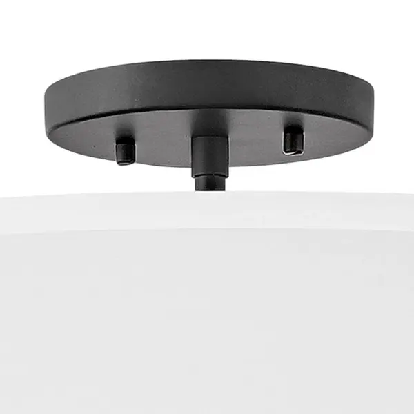 Graham LED Semi-Flush Mount in Black - Image 3