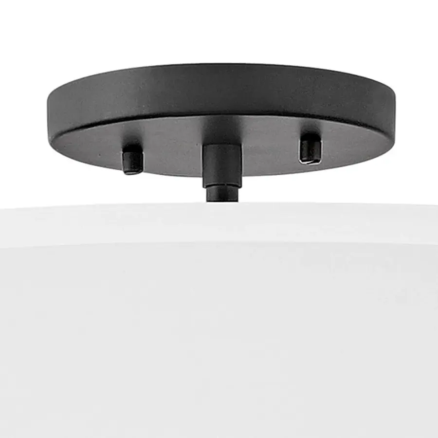 Graham LED Semi-Flush Mount in Black - Image 3