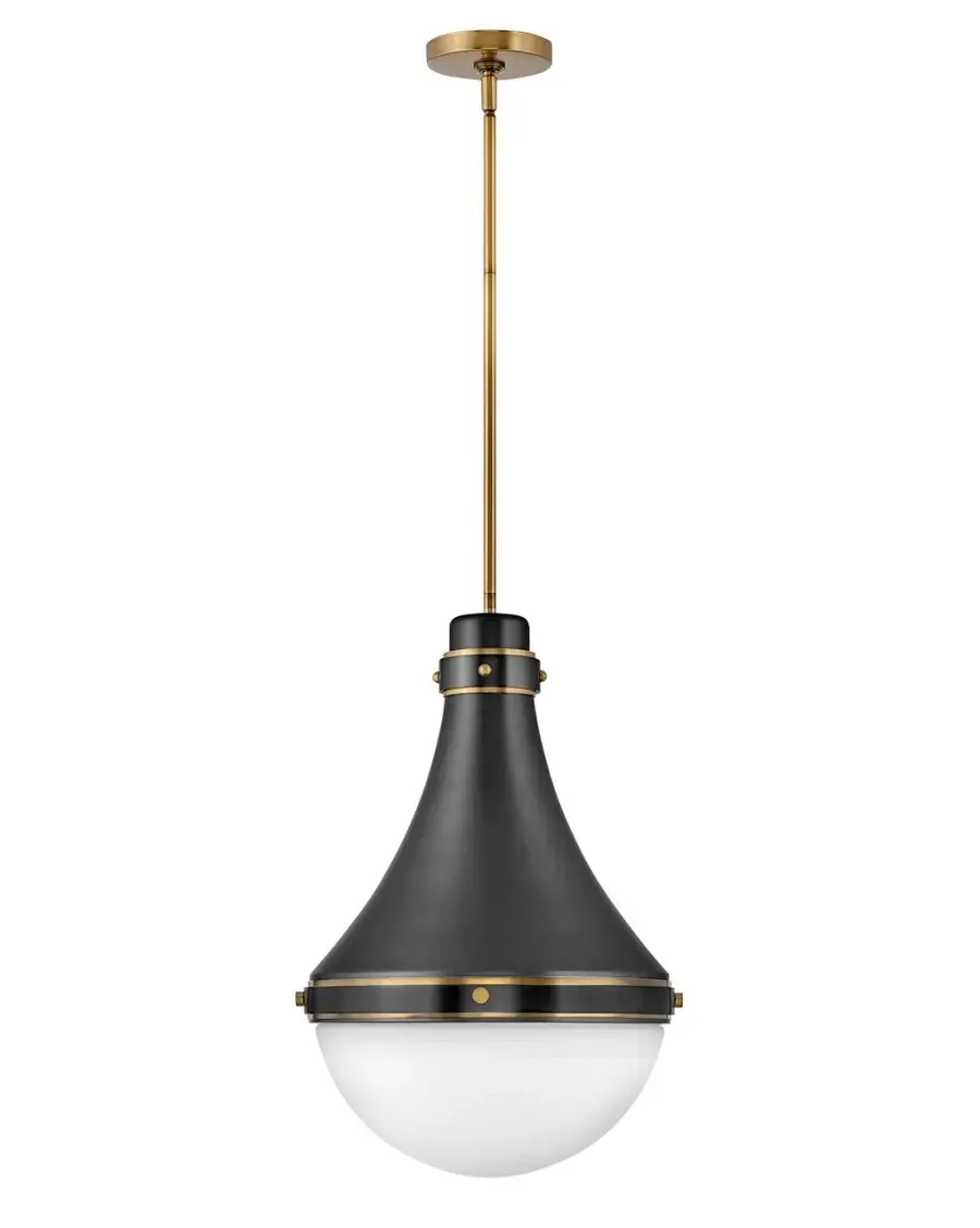 Oliver LED Pendant in Black - Image 1