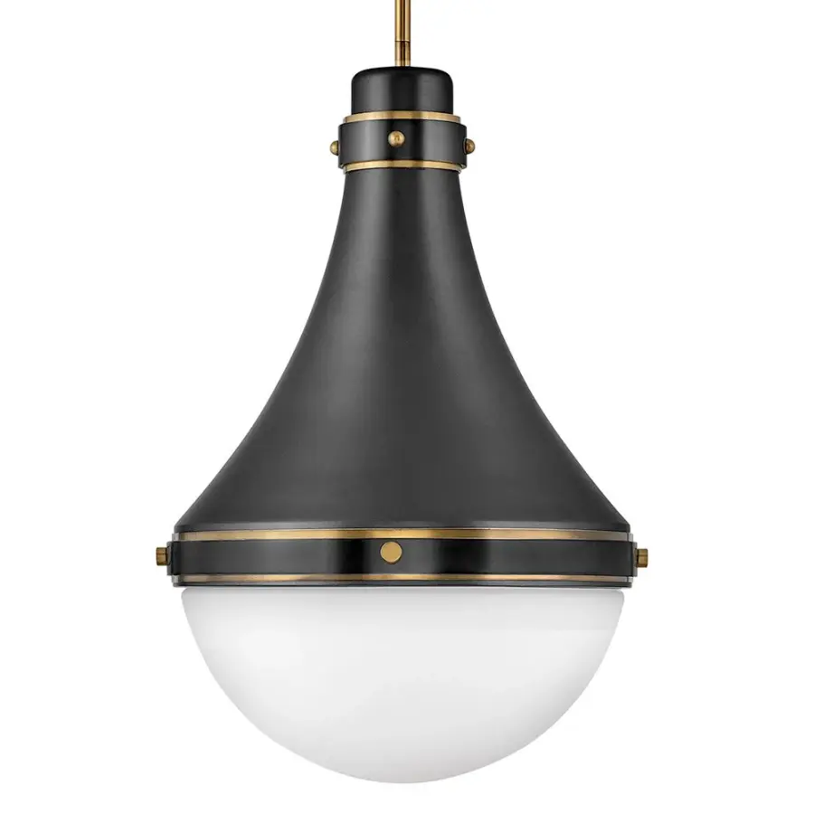 Oliver LED Pendant in Black - Image 2