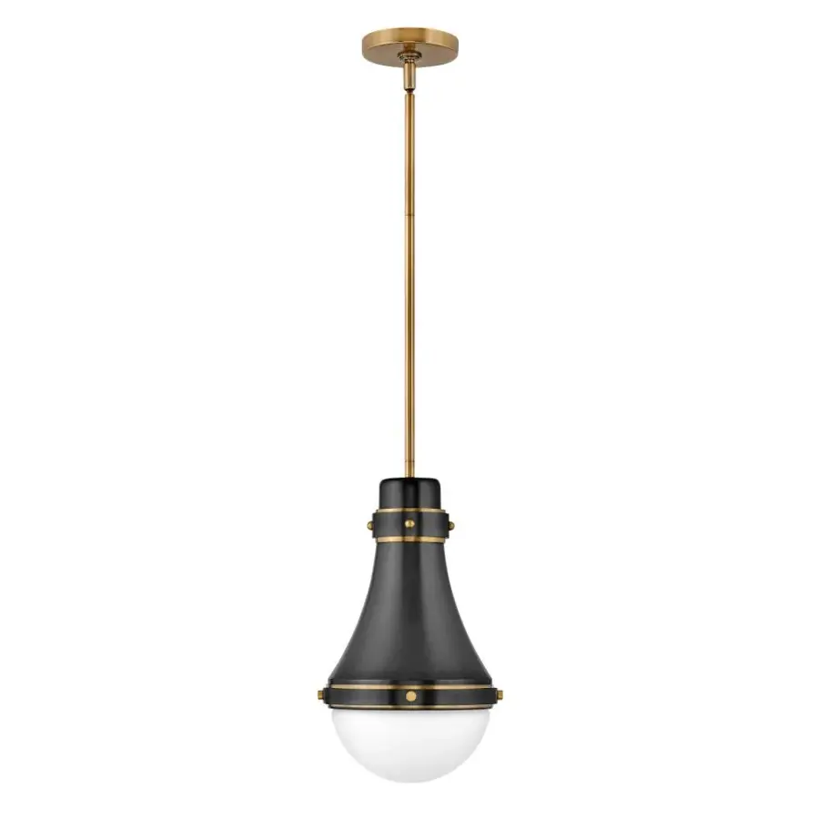 Oliver LED Pendant in Black - Image 1