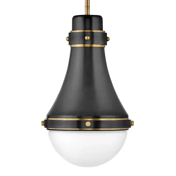 Oliver LED Pendant in Black - Image 3
