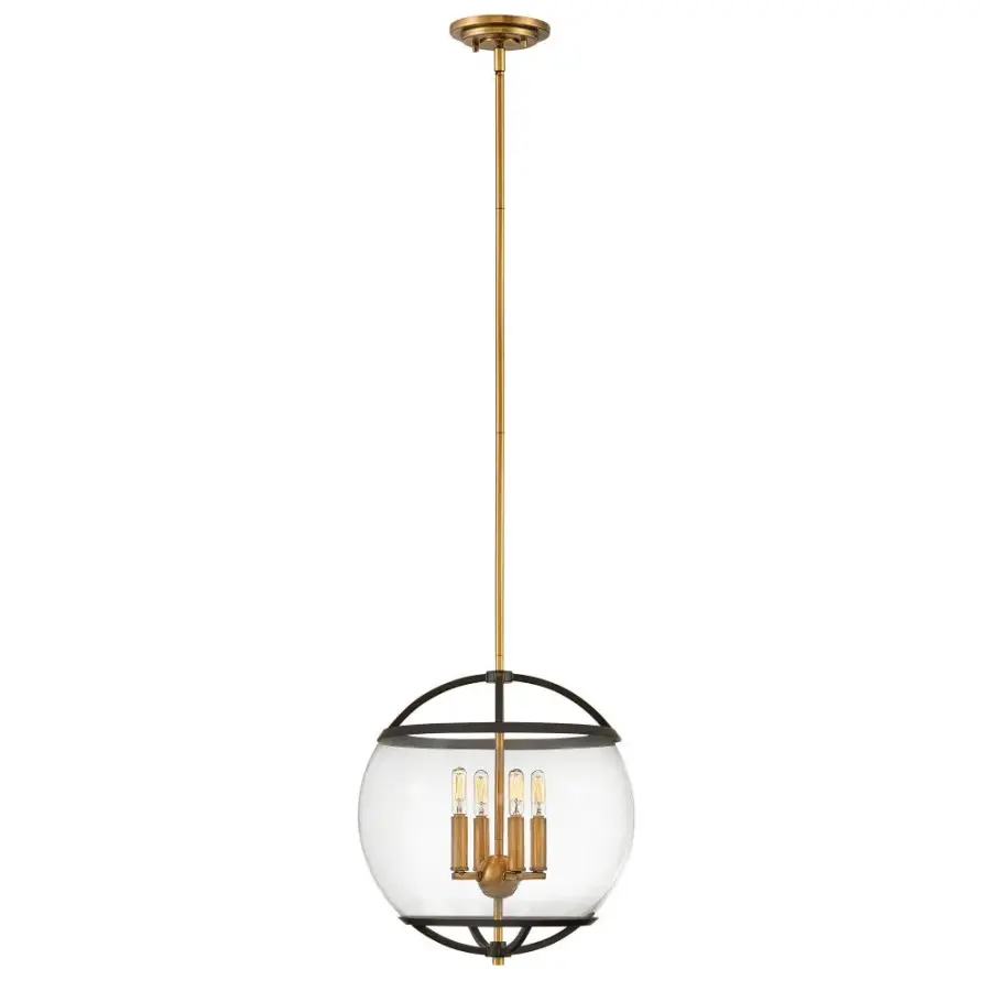 Calvin LED Pendant in Black - Image 1