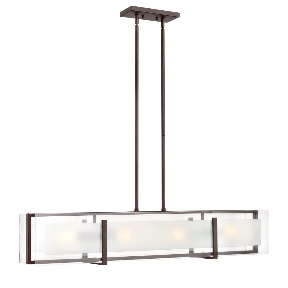Latitude LED Linear Pendant in Oil Rubbed Bronze