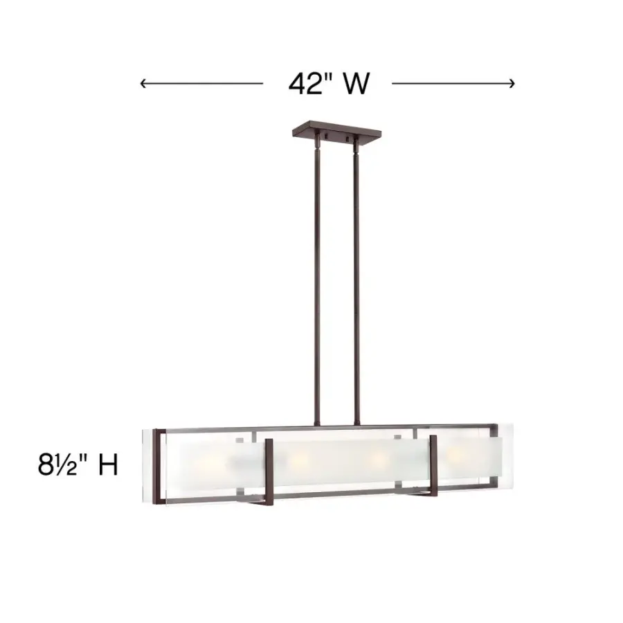 Latitude LED Linear Pendant in Oil Rubbed Bronze - Image 2