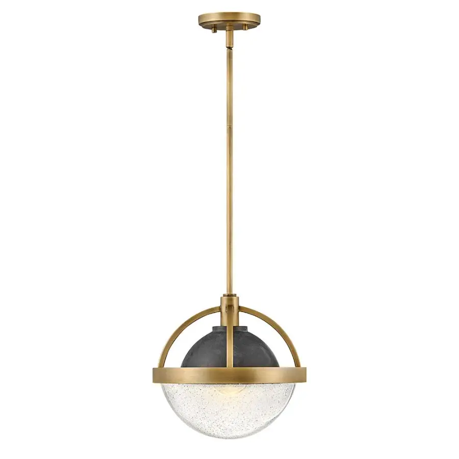 Watson LED Pendant in Heritage Brass - Image 1