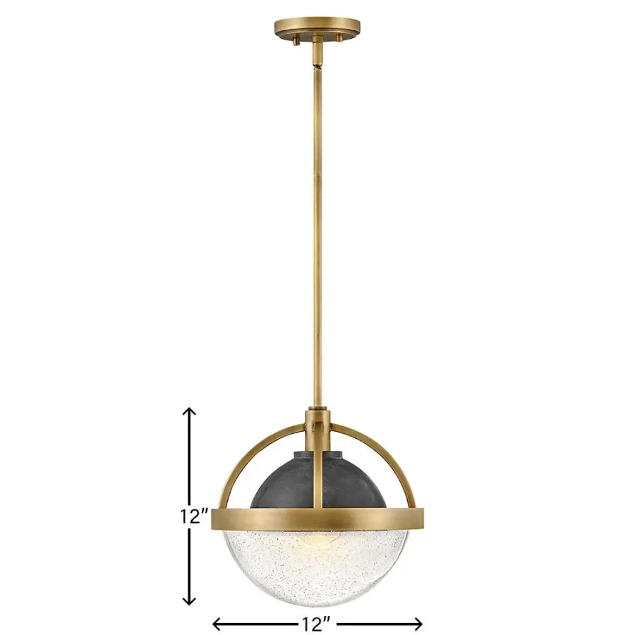 Watson LED Pendant in Heritage Brass - Image 2