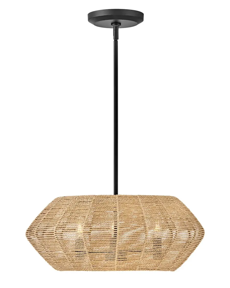 Small Convertible Drum Chandelier - Image 1