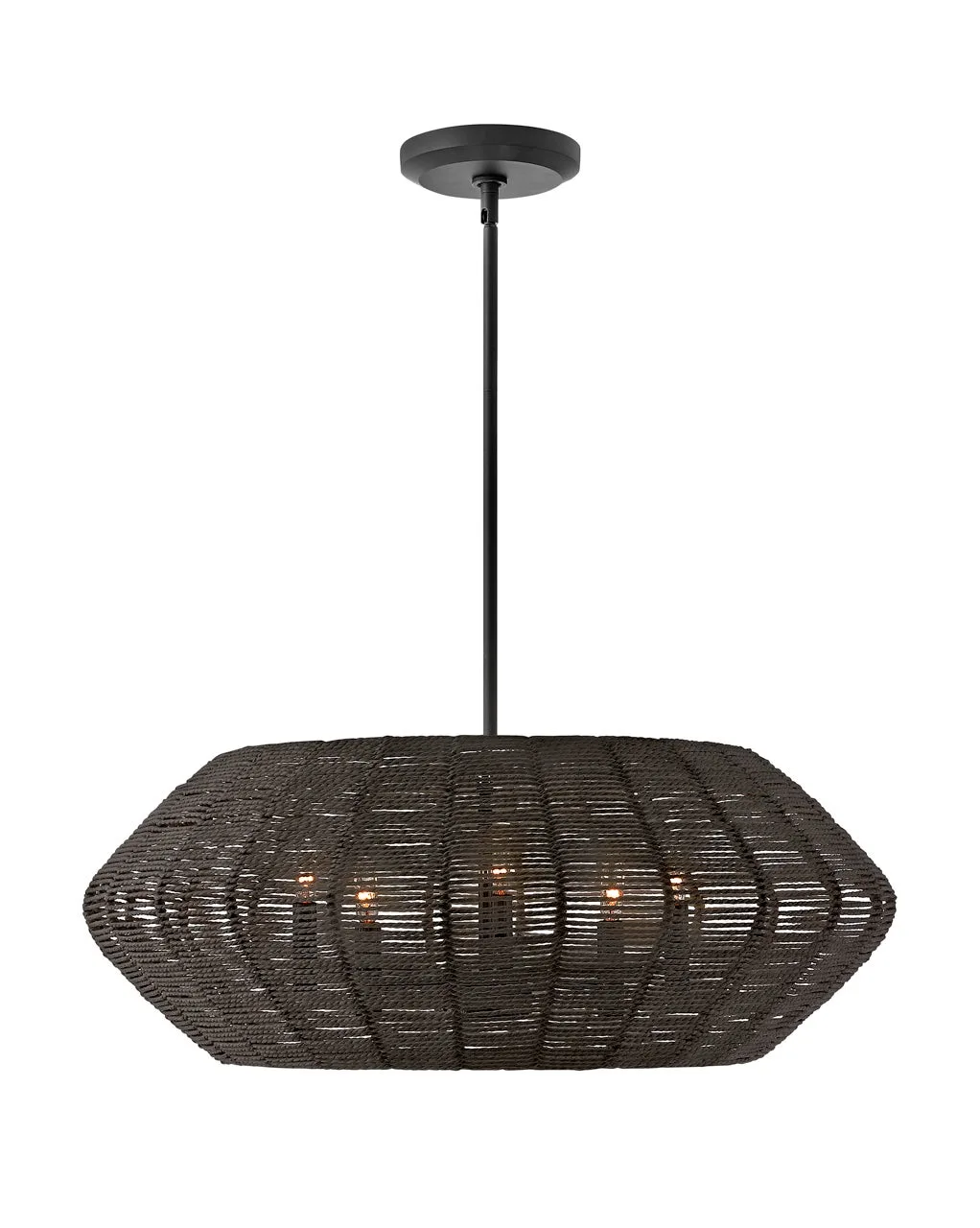Luca LED Chandelier in Black