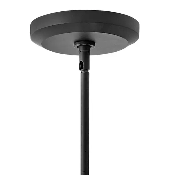 Luca LED Chandelier in Black - Image 4