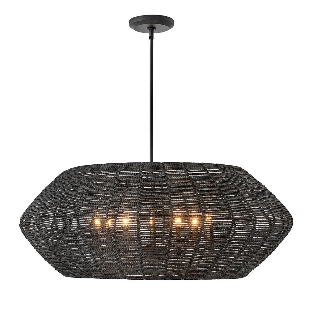 Luca LED Chandelier in Black