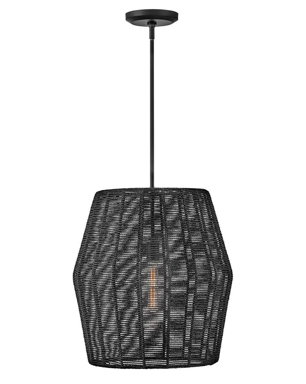 Luca LED Pendant in Black