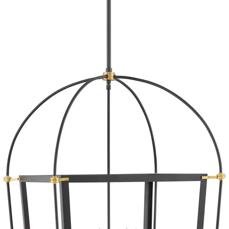 Selby LED Chandelier in Black - Image 2