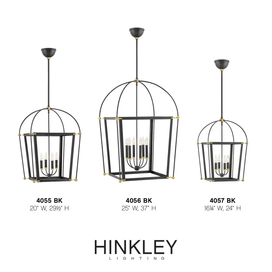 Selby LED Pendant in Black - Image 5