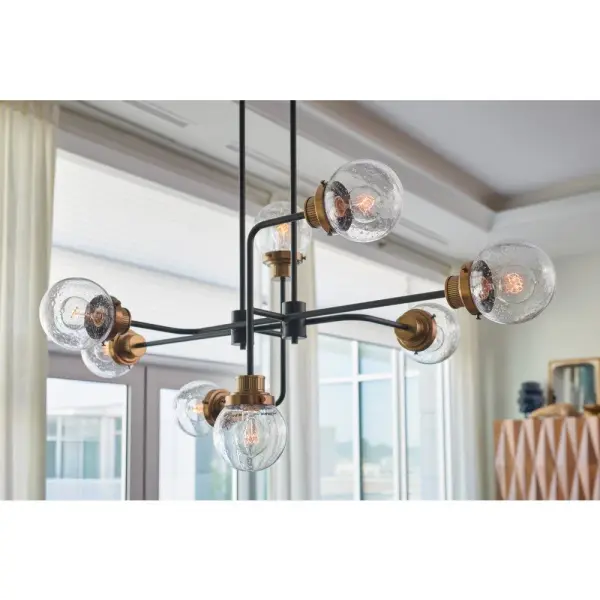 Poppy LED Chandelier in Black - Image 4