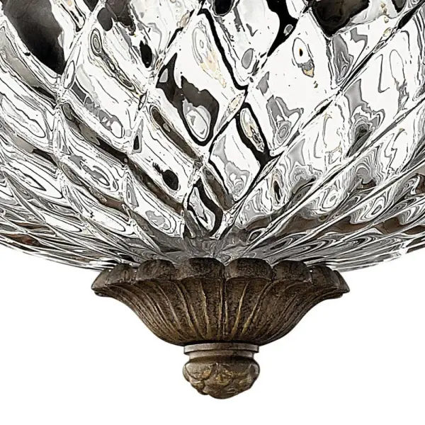 Plantation LED Flush Mount in Pearl Bronze - Image 3
