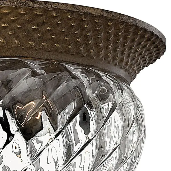Plantation LED Flush Mount in Pearl Bronze - Image 4