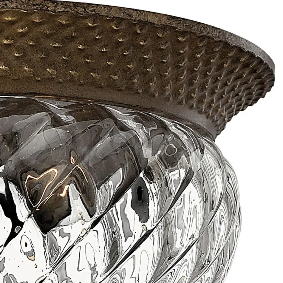 Plantation LED Flush Mount in Pearl Bronze - Image 4