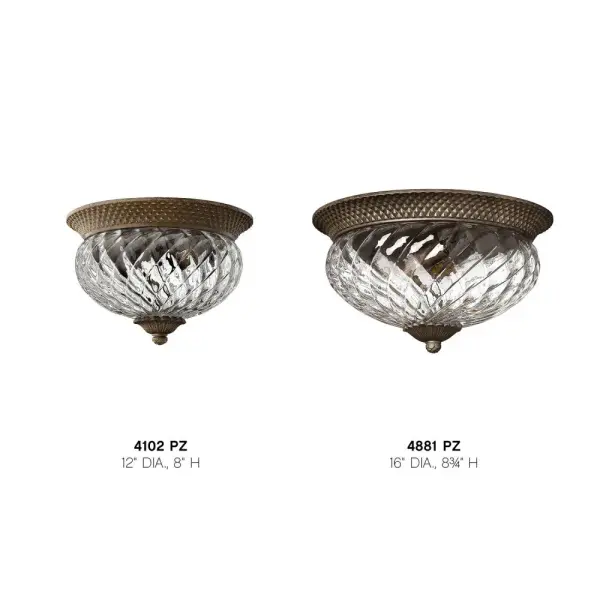 Plantation LED Flush Mount in Pearl Bronze - Image 5