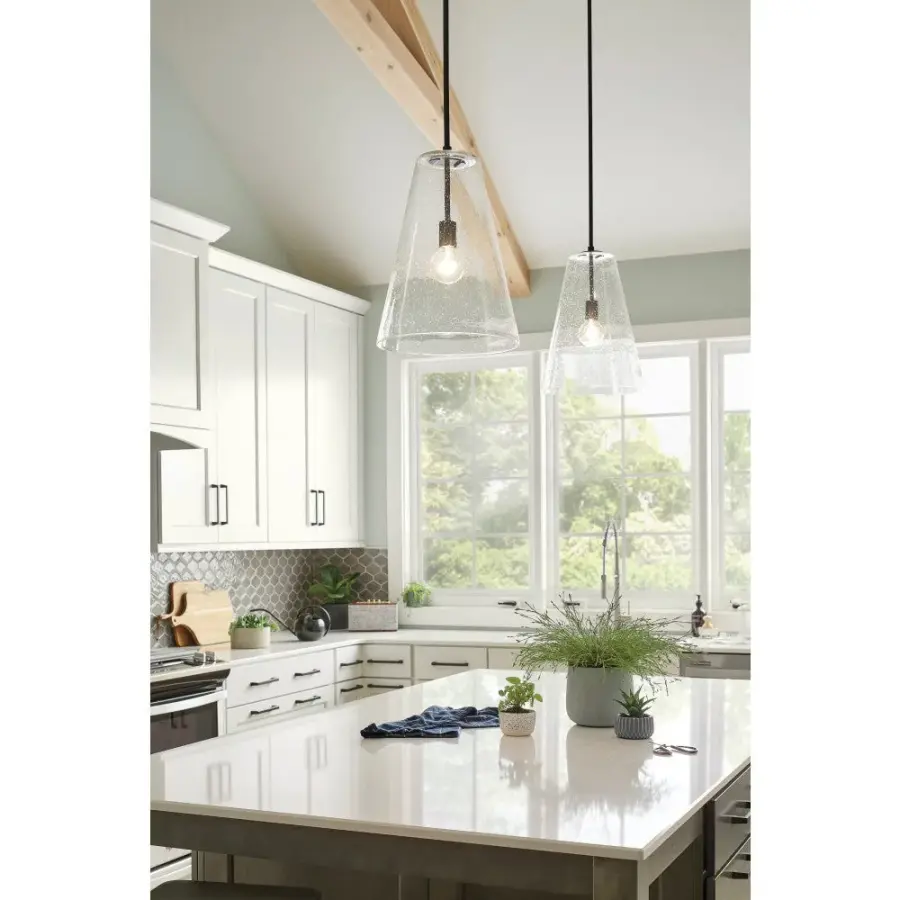 Vance LED Pendant in Heritage Brass - Image 3