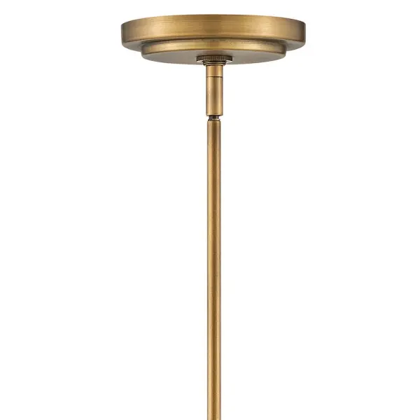 Vance LED Pendant in Heritage Brass - Image 5