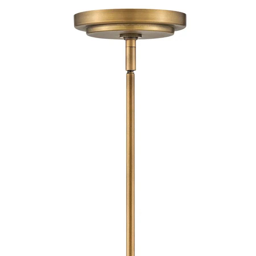 Vance LED Pendant in Heritage Brass - Image 5