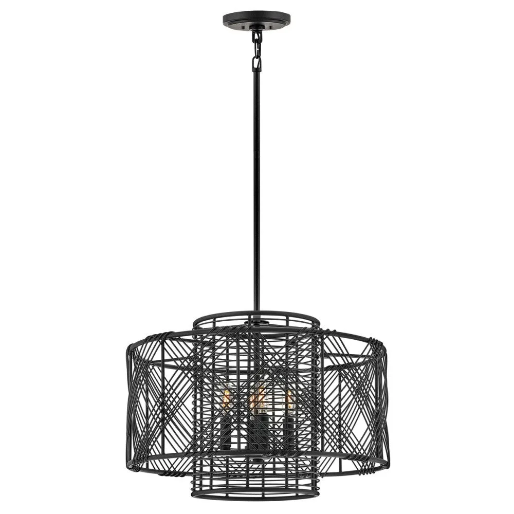 Nikko LED Pendant in Black